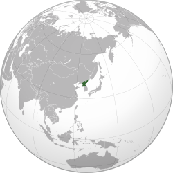 250Px North Korea  Orthographic Projection 